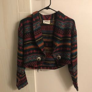 Banjo Crop fit western jacket